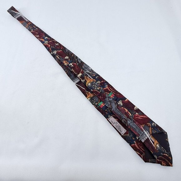 Vintage Tango Max Raab Tie Silk Americana Firefighters 1896 Firemen Necktie USA - Picture 12 of 12